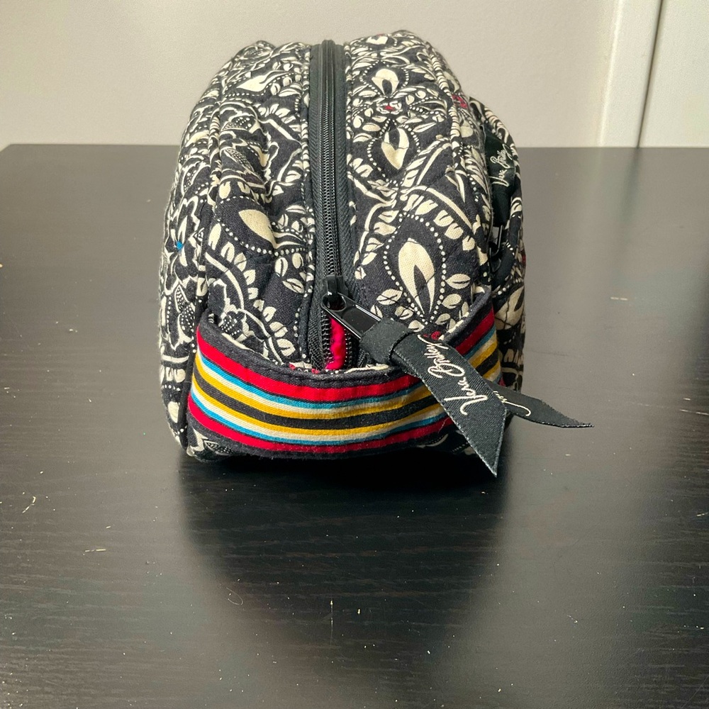 NWOT Vera Bradley cosmetic bag, black & white, One Size.